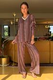 Laundry B Monaco Co ord Set Aubergine /15 =